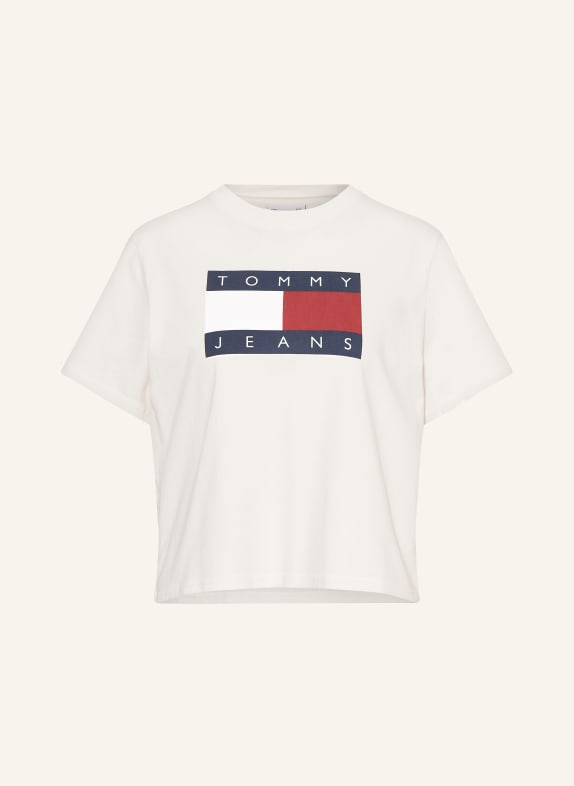 TOMMY JEANS T-shirt WHITE/ DARK BLUE/ RED