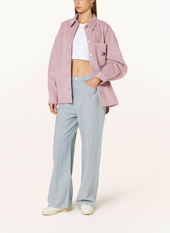 TOMMY JEANS Cord-Overshirt ROSÉ