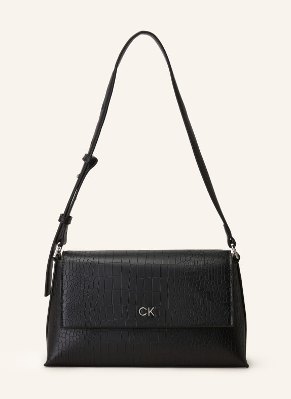 Calvin Klein Kabelka přes rameno BEH Ck Black Croco