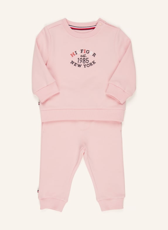 TOMMY HILFIGER Set: Sweatshirt und Sweatpants ROSA