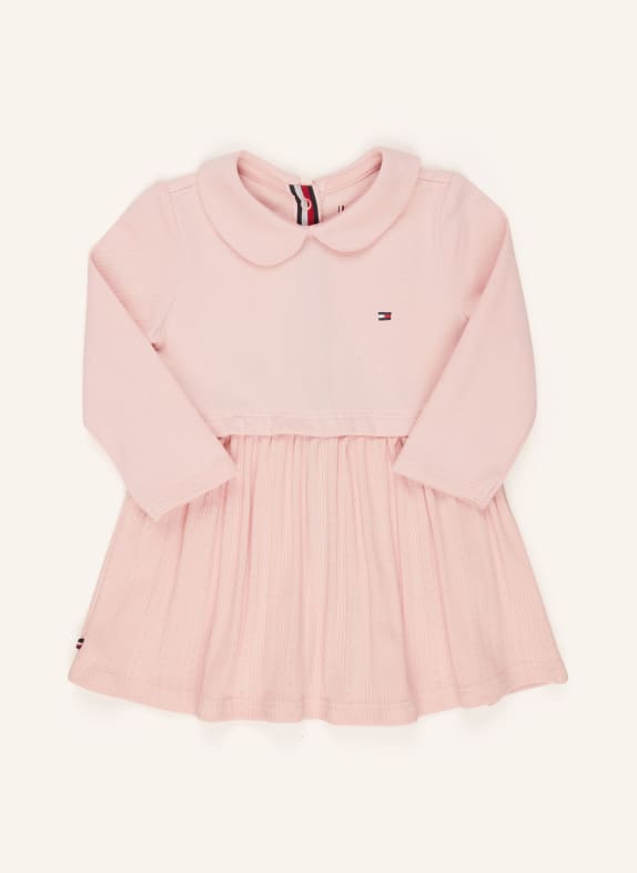 TOMMY HILFIGER Piqué-Kleid ROSÉ