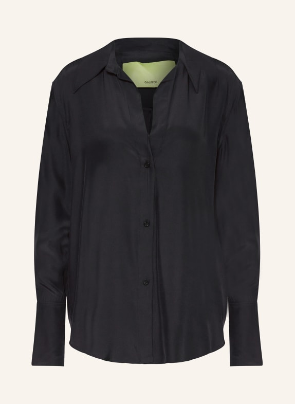 GAUGE81 Shirt blouse SAPPORO in silk BLACK