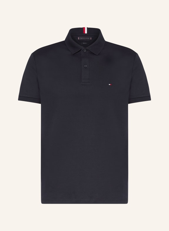 TOMMY HILFIGER Jersey-Poloshirt Regular Fit DUNKELBLAU