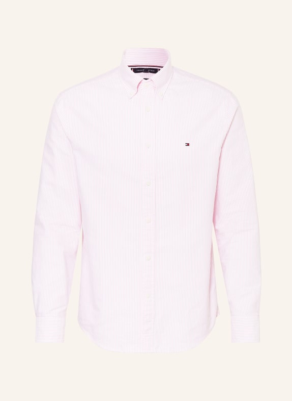 TOMMY HILFIGER Oxford shirt regular fit PINK/ WHITE