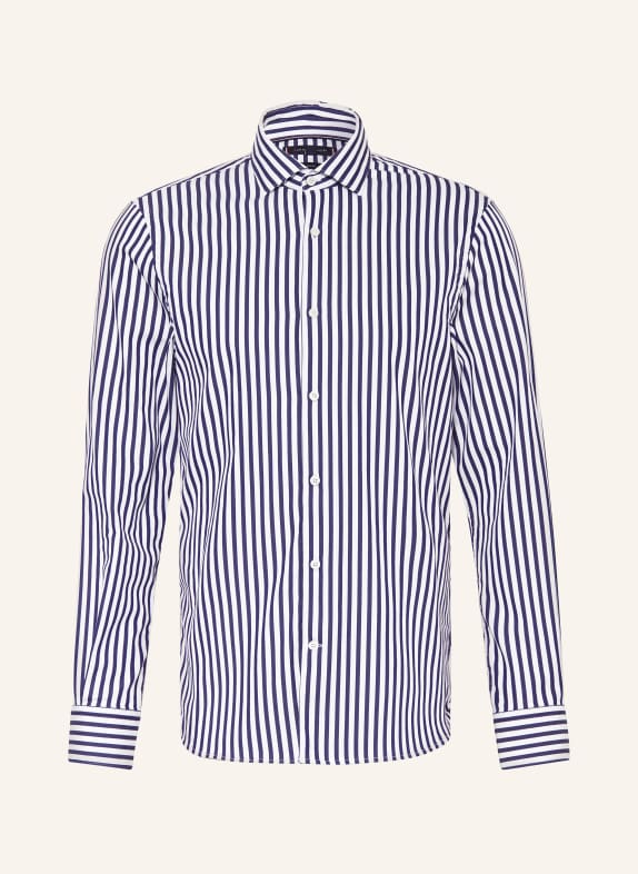 TOMMY HILFIGER Shirt slim fit DARK BLUE/ WHITE