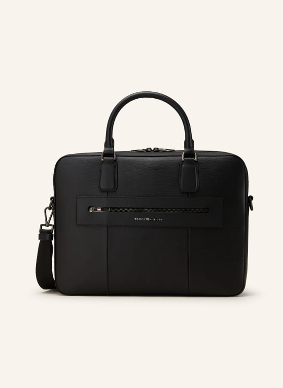 TOMMY HILFIGER Laptoptasche SCHWARZ