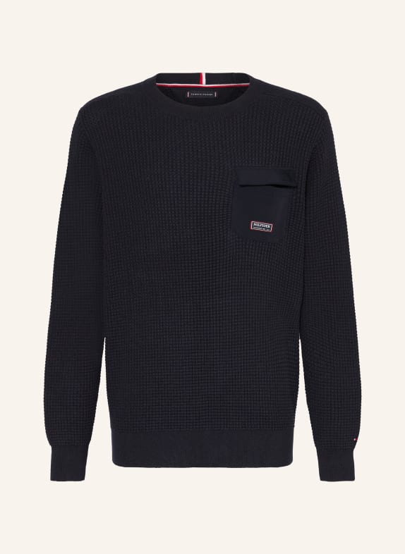 TOMMY HILFIGER Pullover DUNKELBLAU