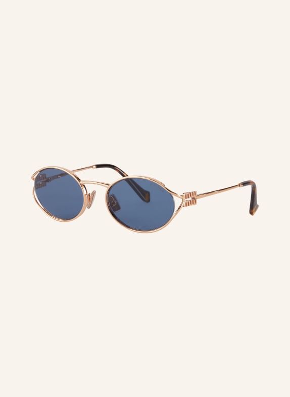 MIU MIU Sonnenbrille MU 52YS ZVF1V1- ROSÉGOLD/ DUNKELBLAU