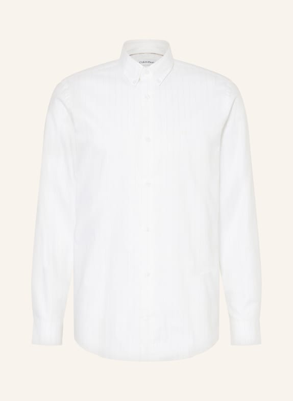 Calvin Klein Oxford-Hemd Regular Fit WEISS/ BEIGE