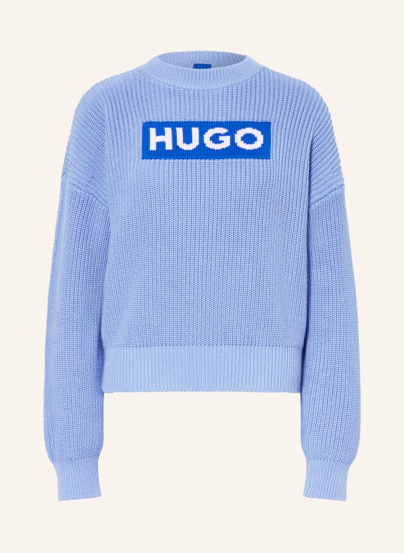 HUGO BLUE Pullover SLOGER BLAU