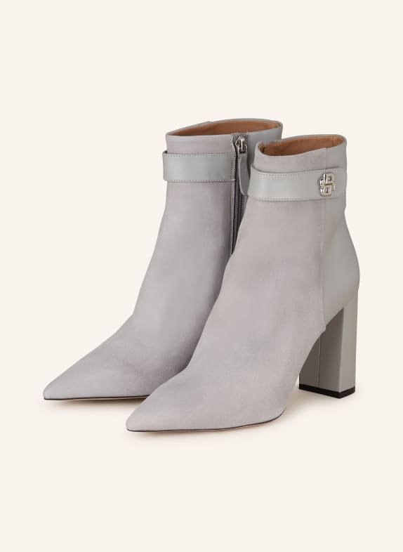 BOSS Ankle boots JANET LIGHT GRAY