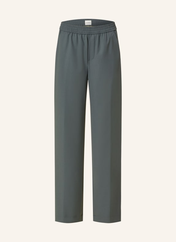 CLOSED Wide leg trousers WINONA DARK GREEN