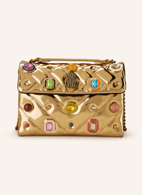 KURT GEIGER Shoulder bag 690 MEDIUM with decorative gems GOLD