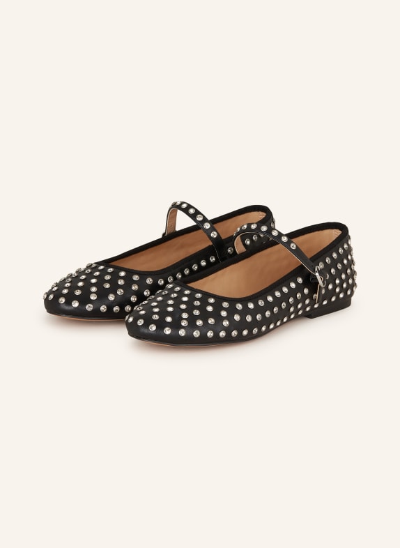 STEVE MADDEN Ballet flats VINETTA-R with decorative gems BLACK