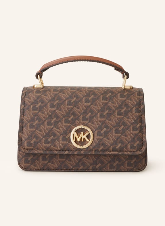 MICHAEL KORS Kabelka přes rameno DELANCLEY 227 BRN/LUGGAGE