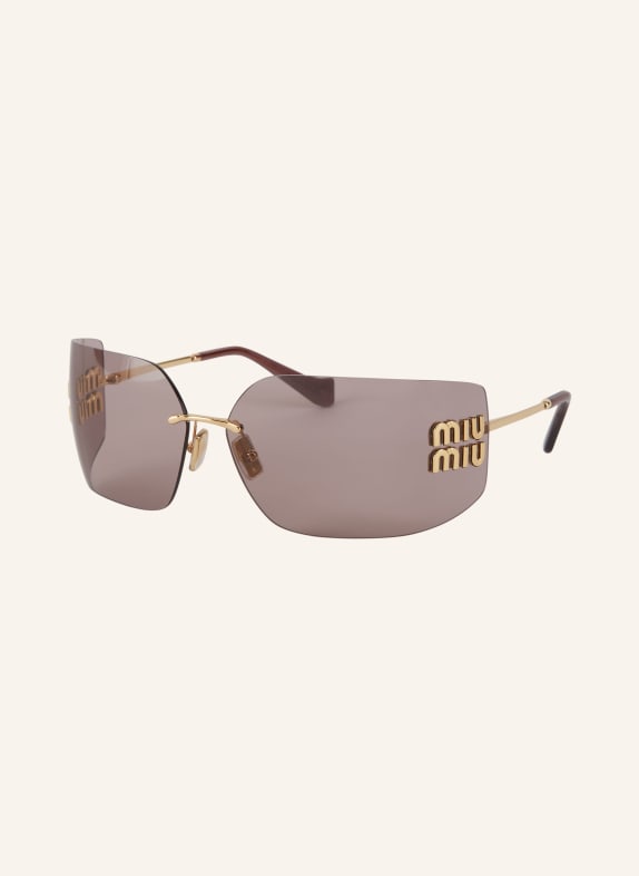 MIU MIU Sonnenbrille MU 54YS 5AK06I - GOLD/ ROSA