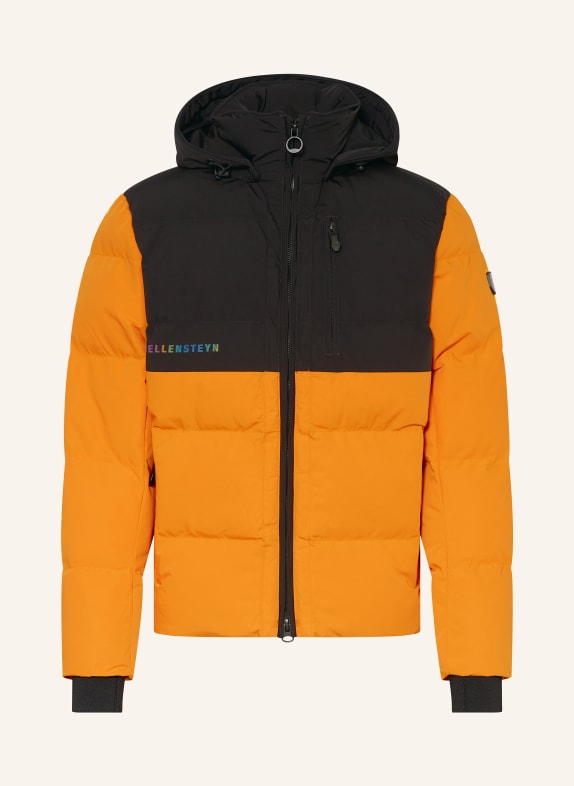 WELLENSTEYN Steppjacke ROYAL FLASH mit DUPONT™ SORONA®-Isolierung ORANGE/ SCHWARZ