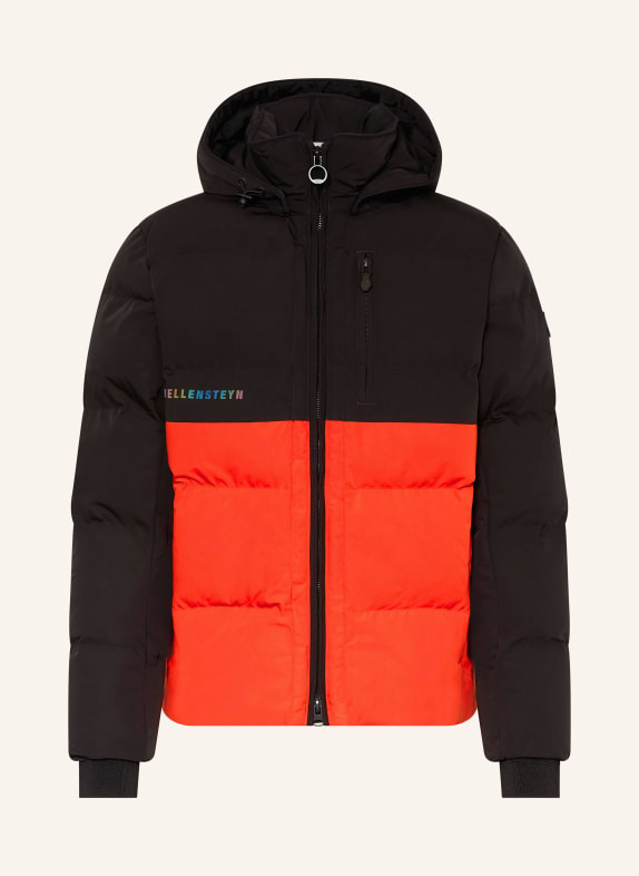 WELLENSTEYN Steppjacke ROYAL CASH mit DUPONT™ SORONA®-Isolierung SCHWARZ/ ROT