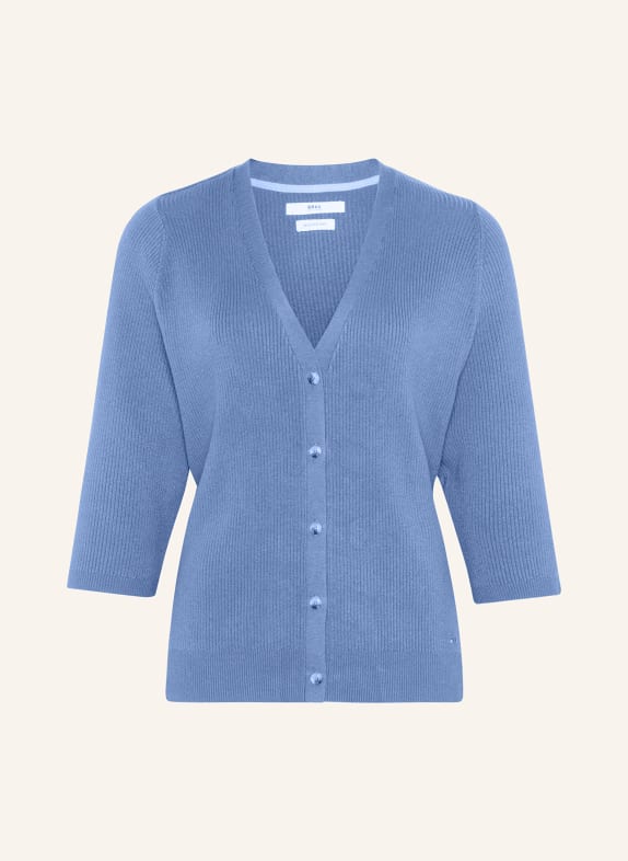 BRAX Strickjacke ALICE mit 3/4-Arm BLAU