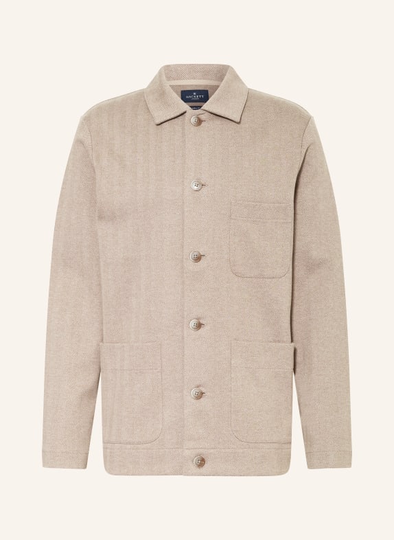 HACKETT LONDON Overjacket BEŻOWY