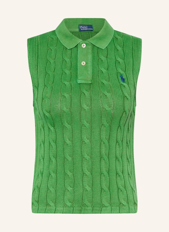 POLO RALPH LAUREN Knitted polo shirt GREEN