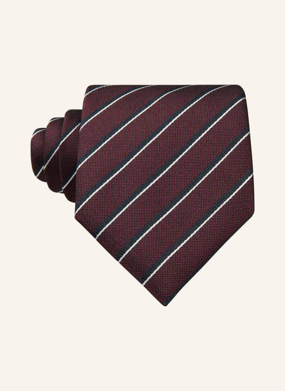 BOSS Tie DARK RED/ DARK BLUE