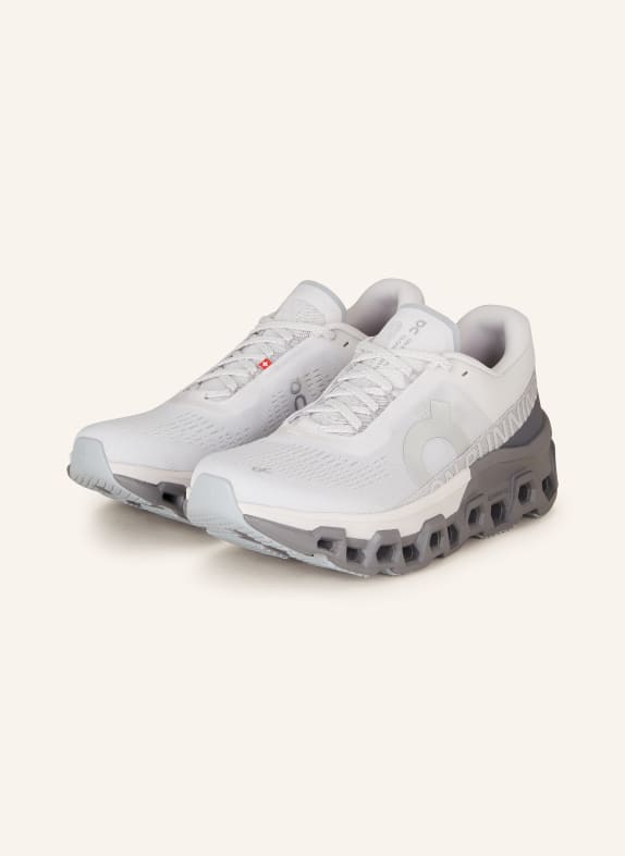 On Laufschuhe CLOUDMONSTER 2 WEISS/ GRAU/ SILBER