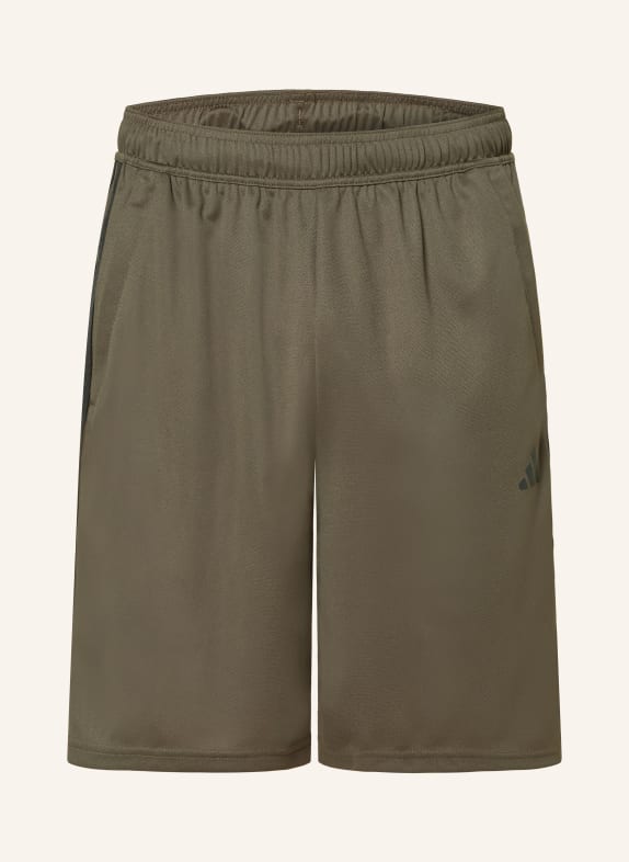 adidas Trainingsshorts TRAIN ESSENTIALS KHAKI/ SCHWARZ