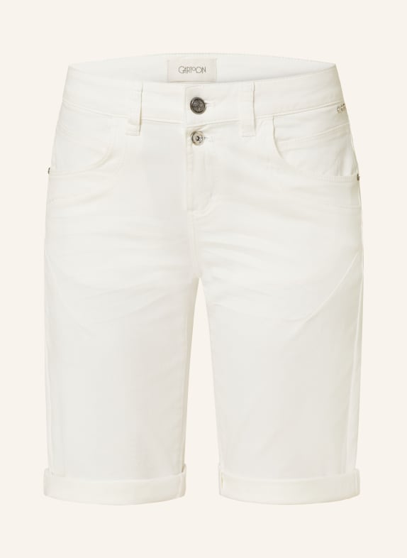 CARTOON Denim shorts WHITE