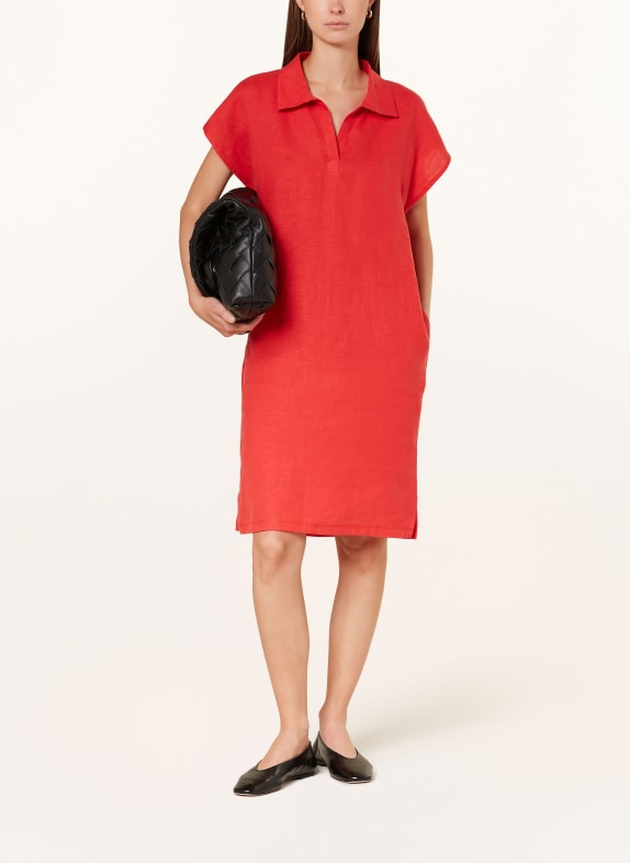 darling harbour Polo dress in mixed materials RED