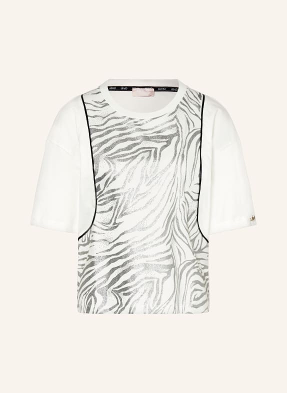 LIU JO T-shirt WHITE/ SILVER