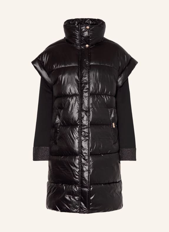 LIU JO 2-in-1 coat BLACK