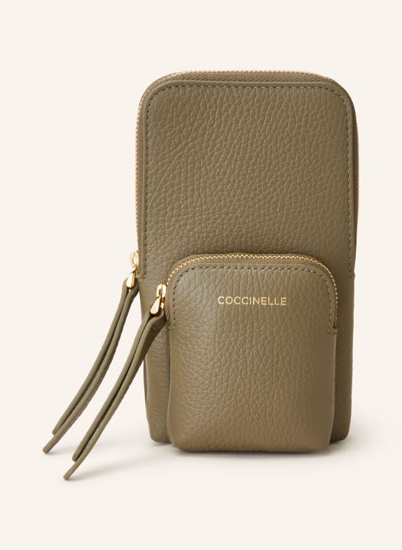 COCCINELLE Smartphone bag PIXIE KHAKI