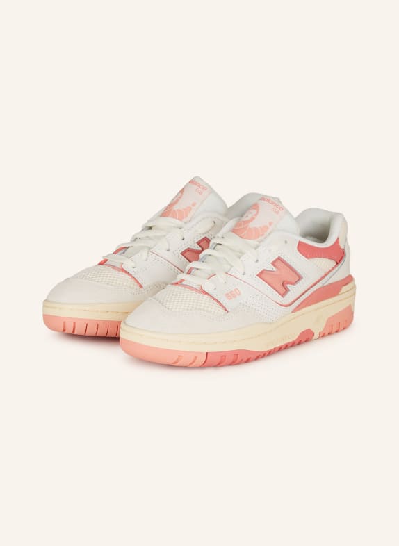 new balance Sneaker 550 WEISS/ PINK