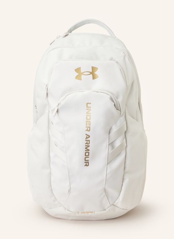 UNDER ARMOUR Backpack HUSTLE 6.0 PRO with laptop compartment WHITE/ GOLD