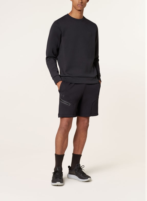 UNDER ARMOUR Sweatshorts UA UNSTOPPPABLE ZWART