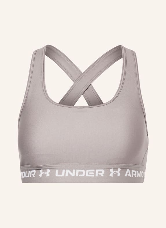 UNDER ARMOUR Sportovní podprsenka ARMOUR® MID CROSSBACK SVĚTLE FIALOVÁ