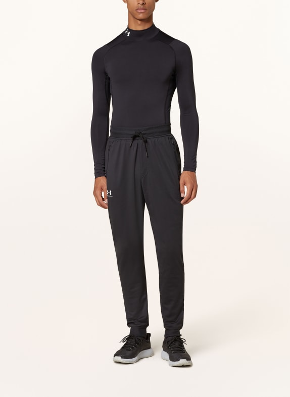 UNDER ARMOUR Longsleeve HEATGEAR® MOCK ZWART