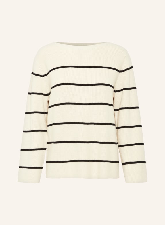 ICHI Sweater IHBOSTON ECRU/ BLACK