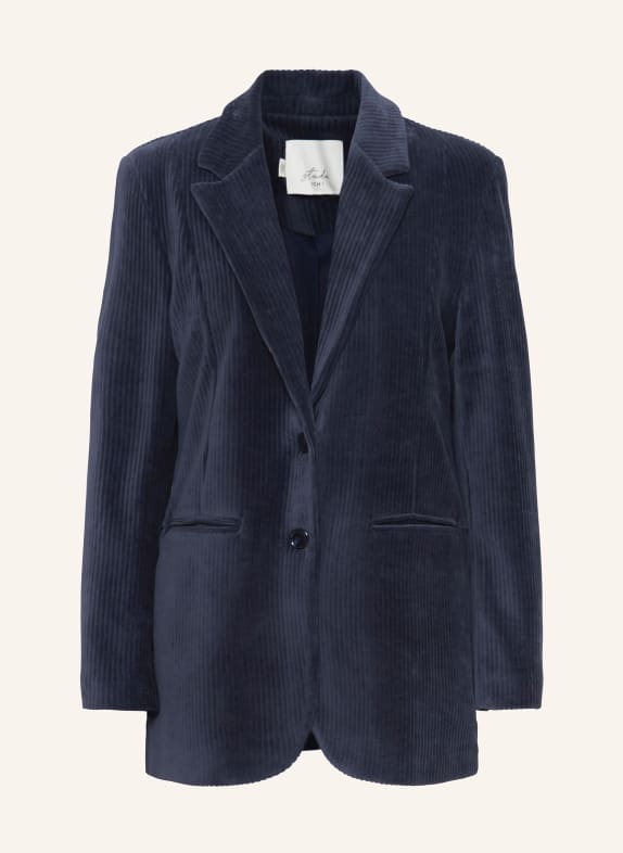 ICHI Corduroy blazer IHTAMARY DARK BLUE