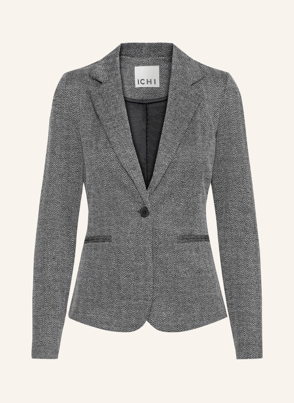 ICHI Jacquard blazer IHKATE WHITE/ GRAY