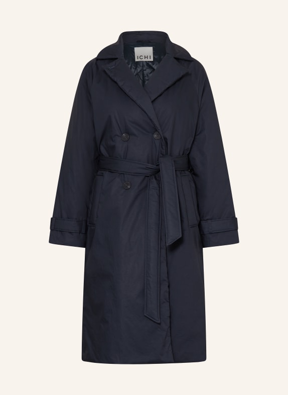 ICHI Trenchcoat IHHANIVA DUNKELBLAU
