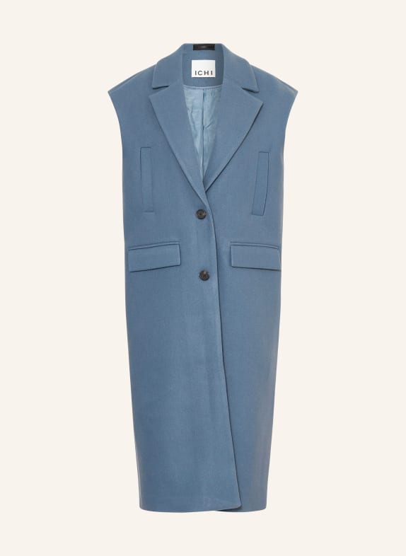 ICHI T-shirt IHRUNELA with decorative gems BLUE