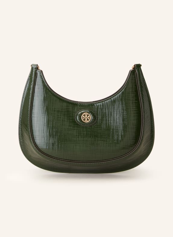 TORY BURCH Hobo-Bag ROBINSON DUNKELGRÜN