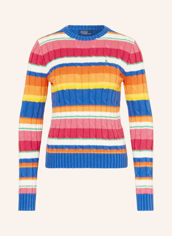 POLO RALPH LAUREN Pullover BLAU/ ROSA/ ORANGE