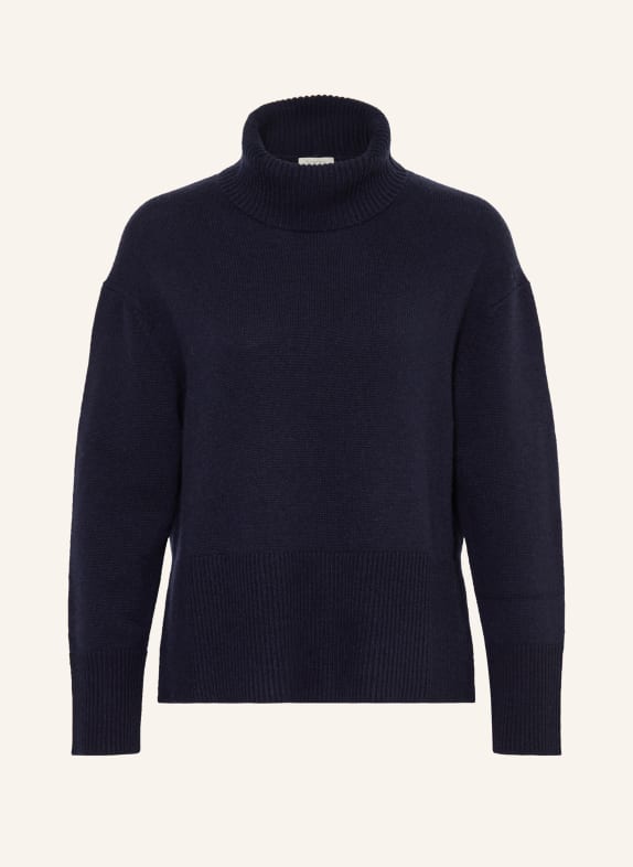 lilienfels Turtleneck sweater with cashmere DARK BLUE