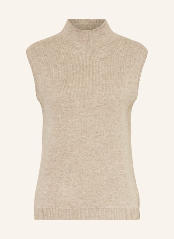 lilienfels Sweater vest with cashmere BEIGE