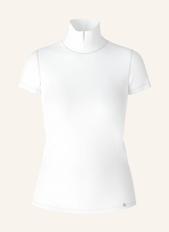 MARC CAIN Jersey polo shirt WHITE