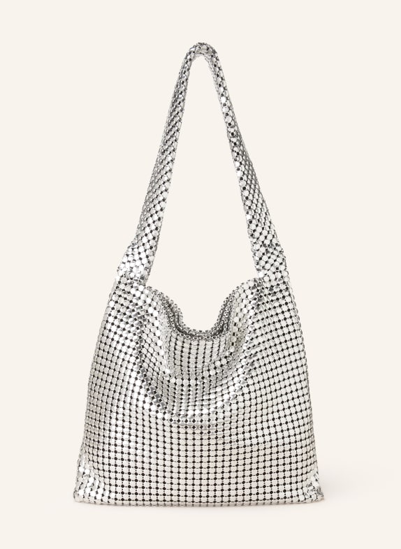 rabanne Schultertasche PIXEL SILBER