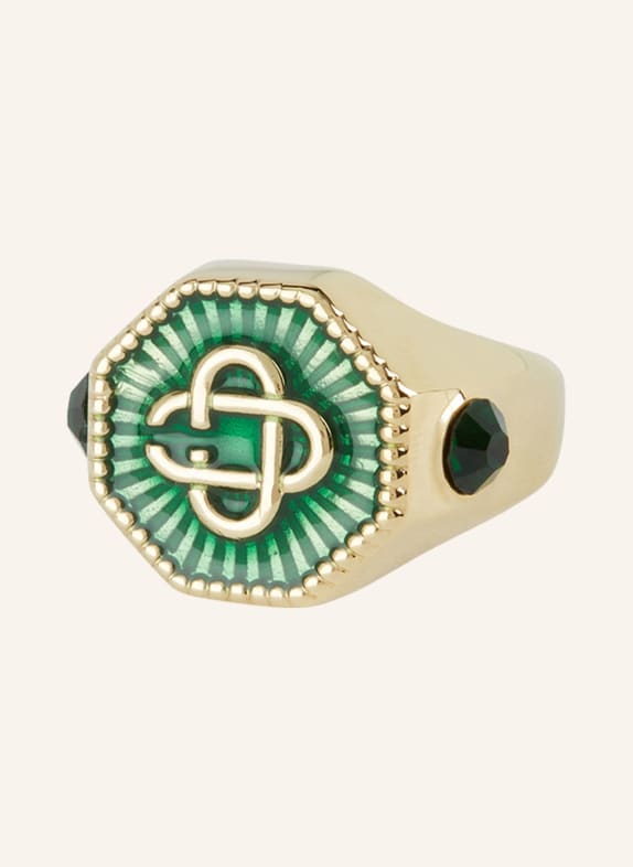 Casablanca Ring GOLD/ GREEN